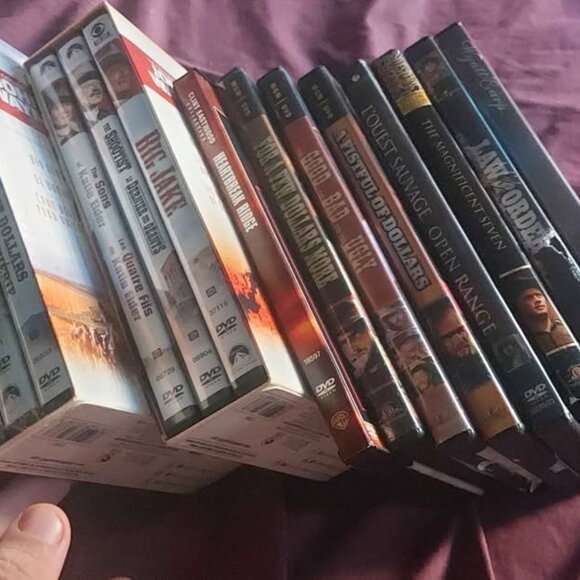 All for $50 - Lot of western movies DVDs clint eastwood john wayne - Picture 2 of 3